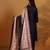 V-Neck Straight Kurta With Trousers And Dupatta
