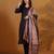 V-Neck Straight Kurta With Trousers And Dupatta