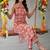 Women Floral Printed Regular Kurta with Trousers