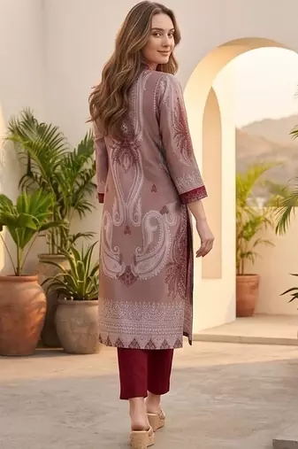 Women Ethnic Motifs Printed Regular Kurta with Trousers