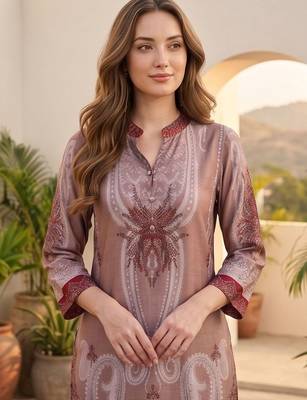 Women Ethnic Motifs Printed Regular Kurta with Trousers 6