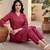 Women Ethnic Motifs Printed Angrakha Thread Work Chanderi Silk Kurta with Trousers