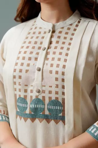 Women Printed Regular Kurta with Trousers & With Dupatta