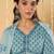 Women Floral Printed Empire  Cotton Kurta with Trousers & With Dupatta