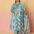 Women Floral Printed Empire  Cotton Kurta with Trousers & With Dupatta