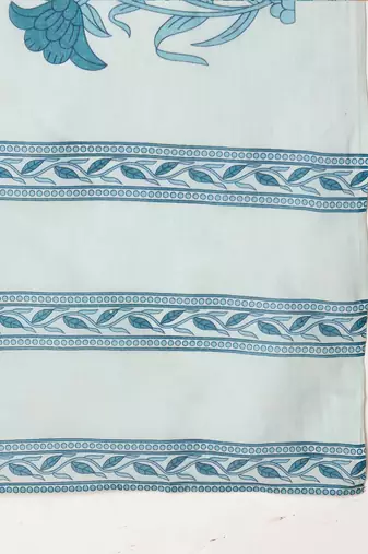 Women Floral Printed Empire Pure Cotton Kurta with Trousers & With Dupatta