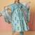 Women Floral Printed Empire  Cotton Kurta with Trousers & With Dupatta