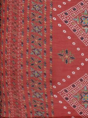 Women Ethnic Motifs Printed Regular Thread Work Kurta with Trousers & With Dupatta 5