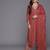 Women Ethnic Motifs Printed Regular Thread Work Kurta with Trousers & With Dupatta