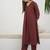Abstract Printed Screen Technique Pure Cotton Kurta With Trousers