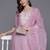 Floral Embroidered Regular Thread Work Kurta With Trousers & Dupatta