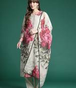 Floral Printed Regular Kurta with Trousers & Dupatta