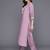 Floral Embroidered Regular Thread Work Kurta With Trousers & Dupatta