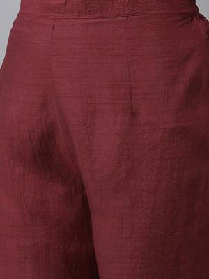 Yoke Design Gotta Patti Kurta with Trousers & With Dupatta 3