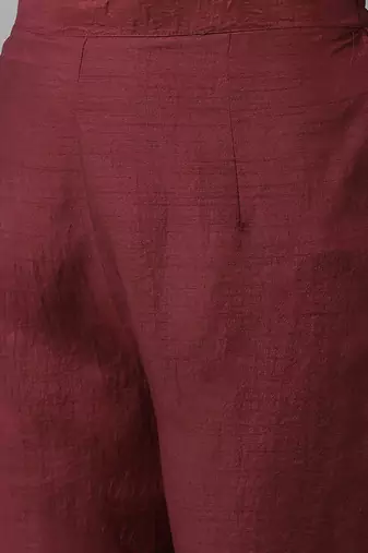 Yoke Design Gotta Patti Kurta with Trousers & With Dupatta