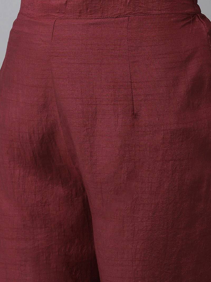 Yoke Design Gotta Patti Kurta with Trousers & With Dupatta