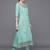 Floral Embroidered Panelled Thread Work Pure Cotton Kurta With Trousers & Dupatta