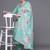 Floral Embroidered Panelled Thread Work Pure Cotton Kurta With Trousers & Dupatta