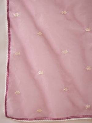 Women Floral Embroidered Kurta with Trousers & Dupatta 4