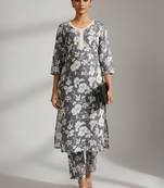 Women Ethnic Motifs Printed Regular Kurta with Trousers