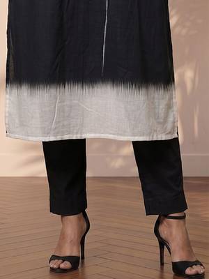 Mul Cotton Printed A Line Kurta With Trouser 6