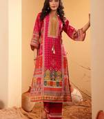 Women Ethnic Motifs Printed Gotta Patti Kurta with Trousers & With Dupatta