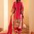 Women Ethnic Motifs Printed Gotta Patti Kurta with Trousers & With Dupatta