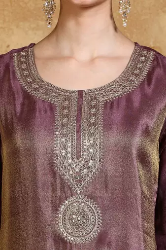 Women Floral Embroidered Kurta with Trousers & Dupatta