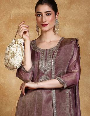 Women Floral Embroidered Kurta with Trousers & Dupatta 6