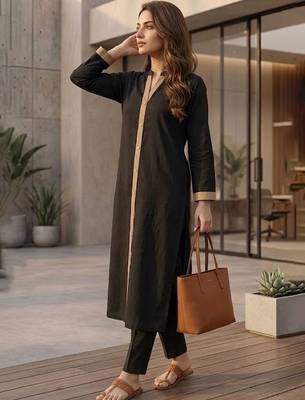 Women Regular Kurta with Trousers 2