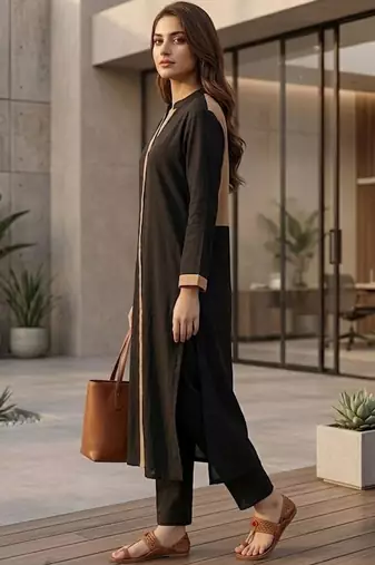 Women Regular Kurta with Trousers