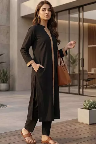 Women Regular Kurta with Trousers