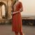 Women Ethnic Motifs Embroidered Regular Thread Work Kurta with Trousers