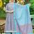 Ethnic Motif Printed Gotta Patti Embroidered Anarkali Kurta With Palazzo & Dupatta