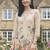 Printed V-Neck Straight Kurta With Palazzos