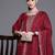 Floral Embroidered Regular Sequinned Kurta With Trousers & Dupatta