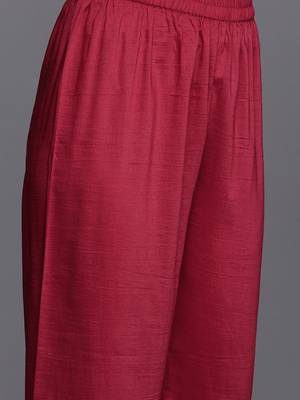 Floral Embroidered Regular Sequinned Kurta With Trousers & Dupatta 4