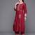 Floral Embroidered Regular Sequinned Kurta With Trousers & Dupatta