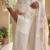 Women Floral Embroidered Regular Thread Work Linen Kurta with Trousers & With Dupatta