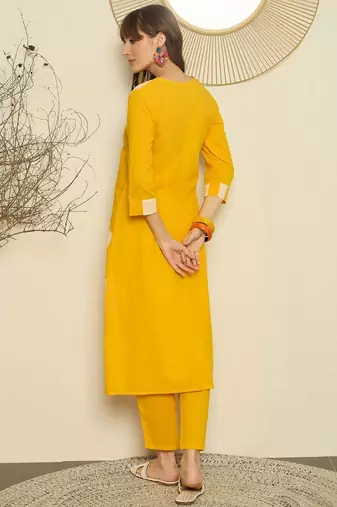 Women Printed Regular Pure Cotton Kurta with Trousers