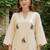Women Ethnic Motifs Embroidered Regular Thread Work Pure Cotton Kurta with Trousers