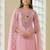 Women Floral Embroidered Regular Thread Work Pure Cotton Kurta with Trousers & With Dupatta