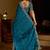 Rama satin jimmy choo embroidered embellished havy work wedding wear saree
