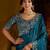 Rama satin jimmy choo embroidered embellished havy work wedding wear saree