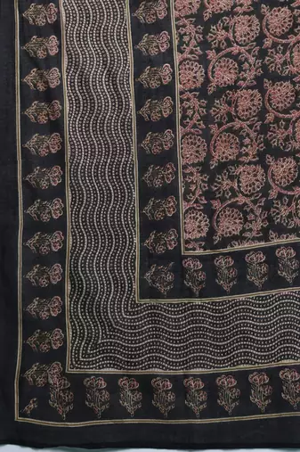 Floral Printed Pure Cotton Kurta with Salwar & With Dupatta