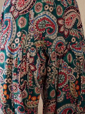 Women Ethnic Motifs Printed Regular Pure Cotton Kurta with Salwar 7