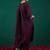 Ethnic Embroidered Sequinned Chanderi Silk Kurta with Trousers & Dupatta