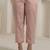 Floral Embroidered Thread Work Organza Straight Kurta With Trousers & Dupatta
