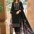Women Floral Embroidered Regular Thread Work Linen Kurta with Trousers & With Dupatta