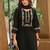 Women Floral Embroidered Regular Thread Work Linen Kurta with Trousers & With Dupatta